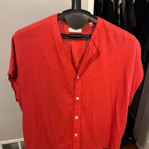 EUC spring orange top by Billy Reid